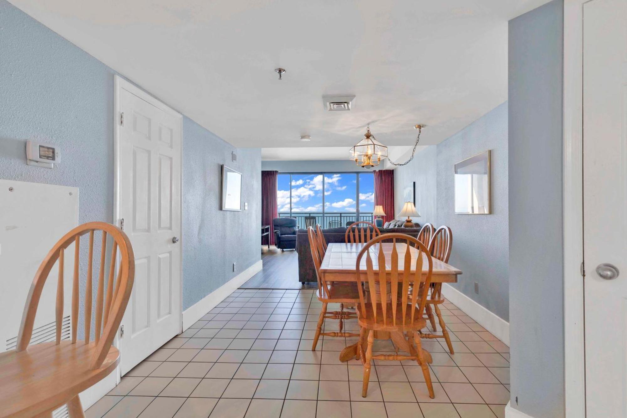 Scenic Views From The Balcony At Ocean Forest Plaza Condos Myrtle Beach Esterno foto