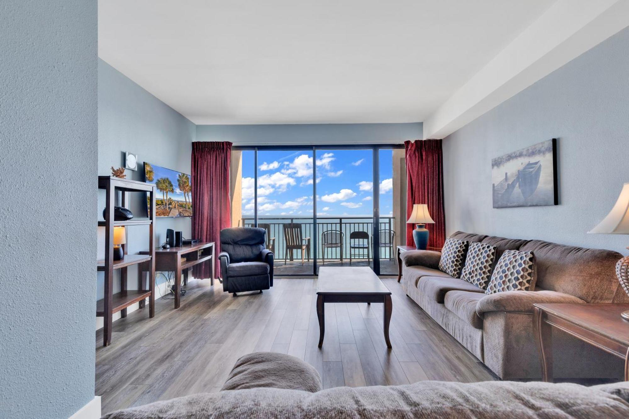 Scenic Views From The Balcony At Ocean Forest Plaza Condos Myrtle Beach Esterno foto