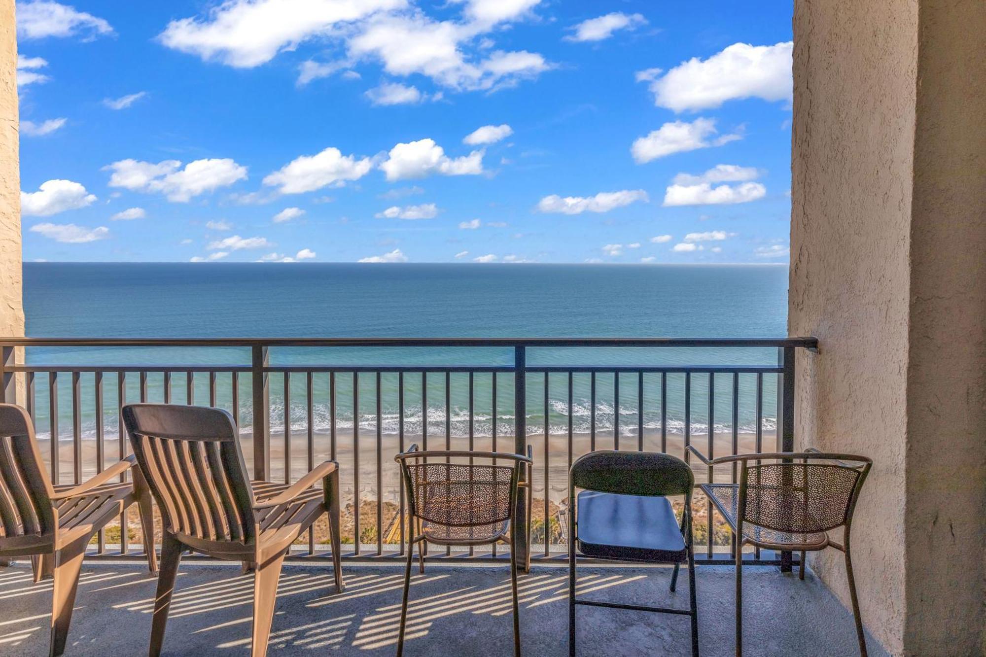 Scenic Views From The Balcony At Ocean Forest Plaza Condos Myrtle Beach Esterno foto