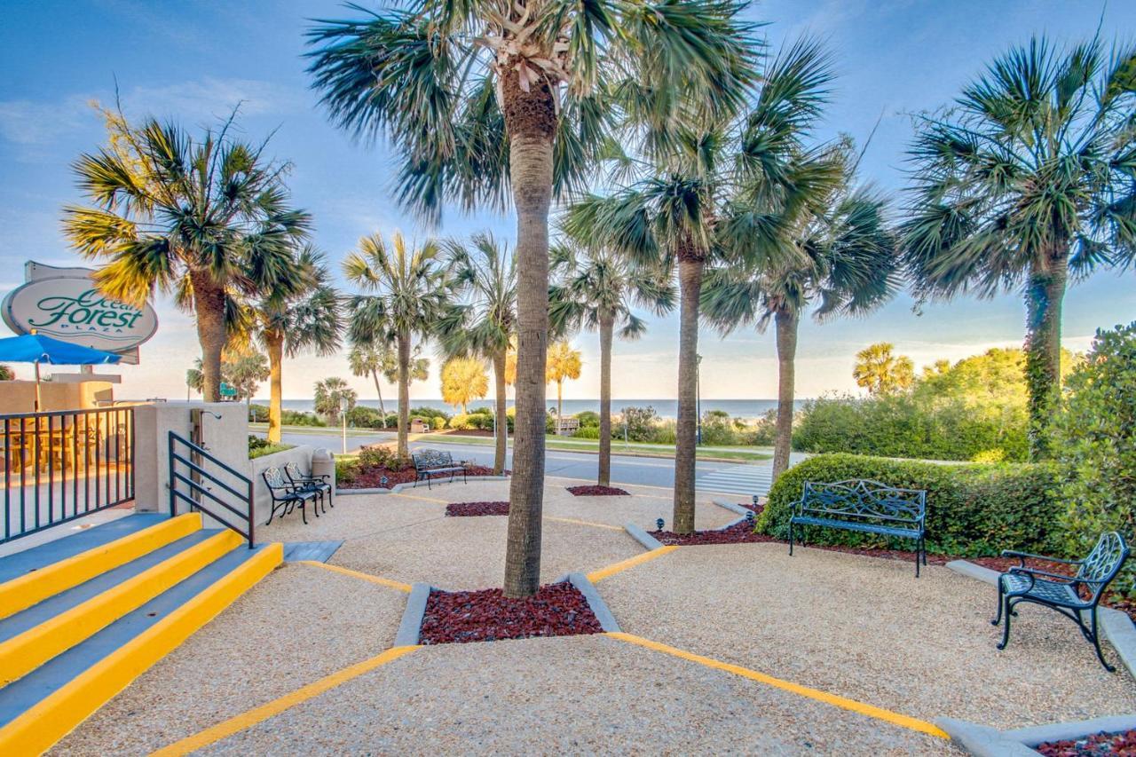 Scenic Views From The Balcony At Ocean Forest Plaza Condos Myrtle Beach Esterno foto